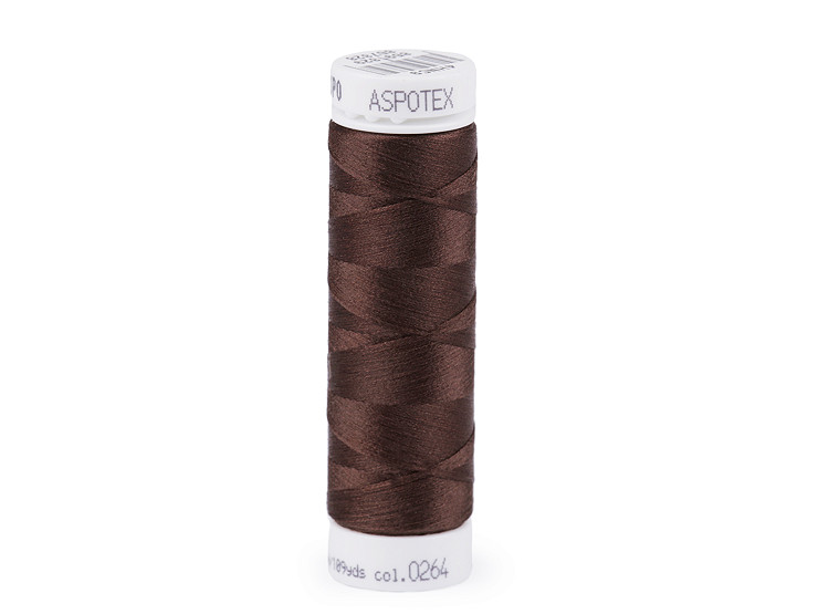 Polyesterové elastické nitě návin 100 m Aspotex 120 Amann