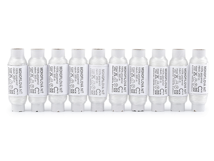 Монофилна/найлонова нишка 200 м бяла