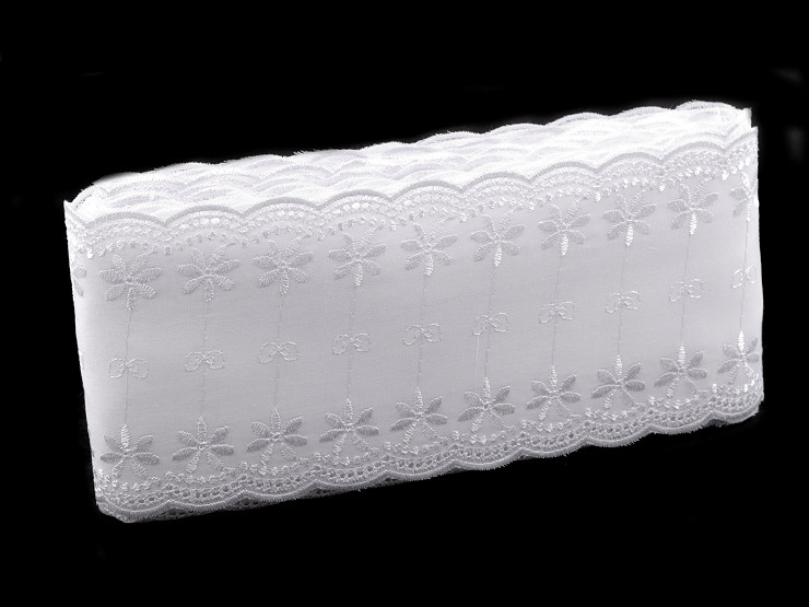 Tovaglioli Da Cena In Lino Vintage, 9 Pezzi. Bordo Smerlato Ricamato - Foto 4