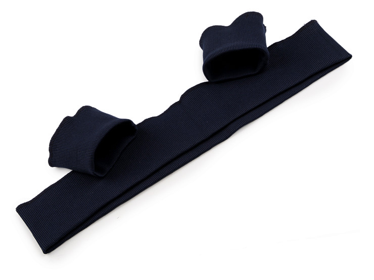 Bavlněné elastické náplety šíře 7,5 cm sada (2x rukáv, 1x pás)