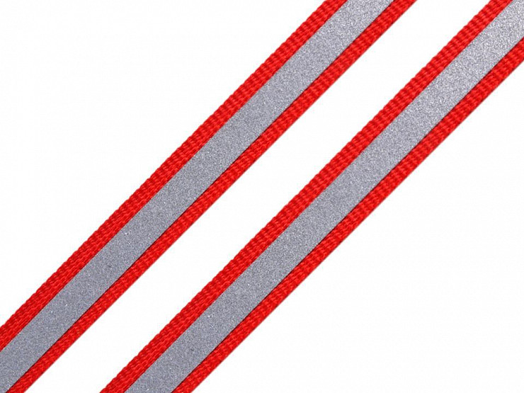 Bandă reflectorizantă textilă, lățime 10 mm