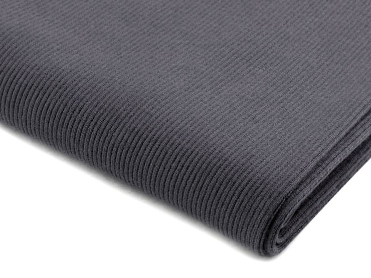 Tissu en tricot côtelé élastique