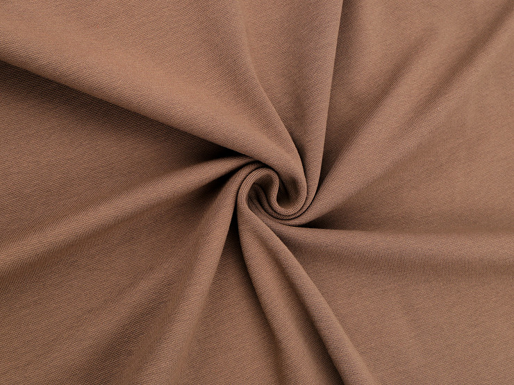 Tessuto liscio in cotone elasticizzato / jersey a maglia