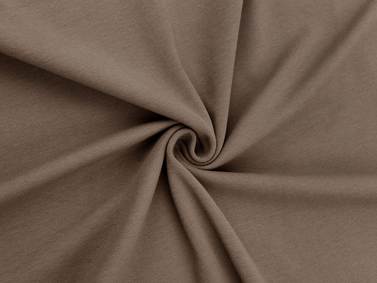 Tessuto liscio in cotone elasticizzato / jersey a maglia
