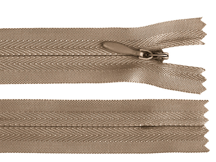 Fermeture Éclair invisible No 3, longueur 22 cm
