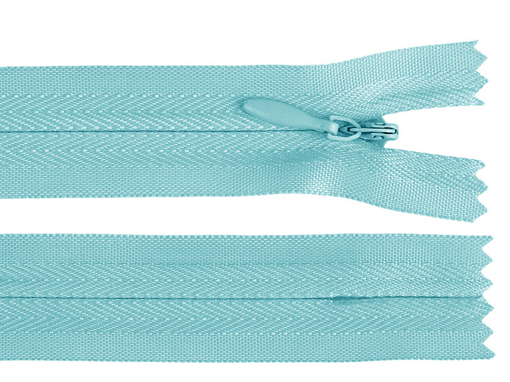 Špirálový zips skrytý No 3 dĺžka 40 cm