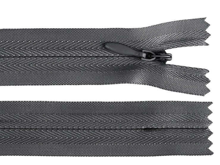 Spirálový zip skrytý No 3 délka 45 cm