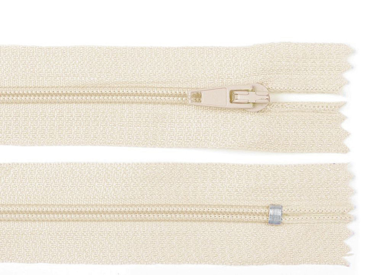 Nylon Coil Zipper width 3 mm length 35 cm pinlock