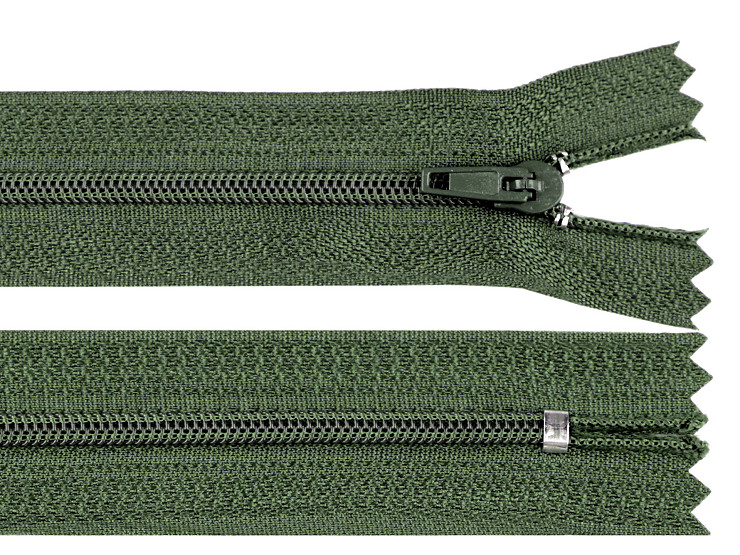 Nylon Zipper, No 3, length 25 cm pinlock