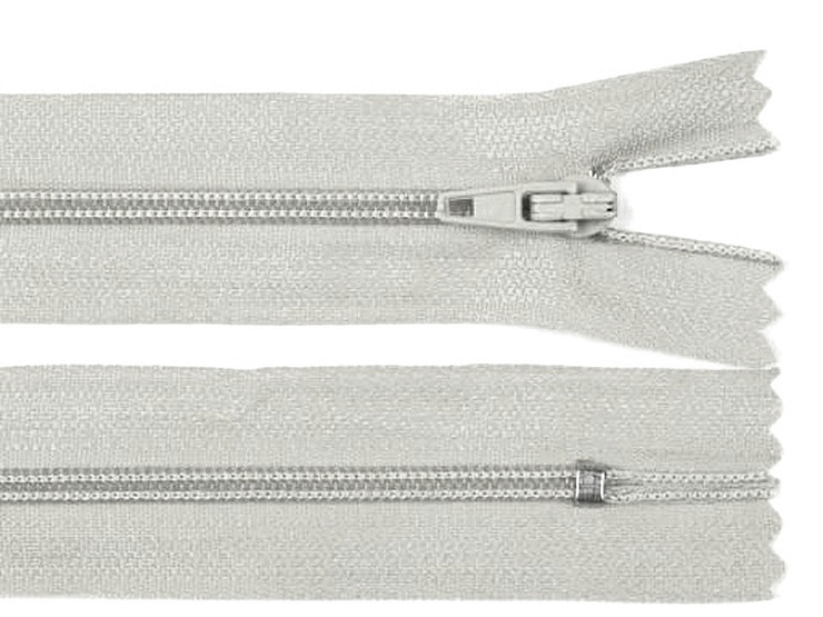 Nylon Zipper width 3 mm length 45 cm pinlock