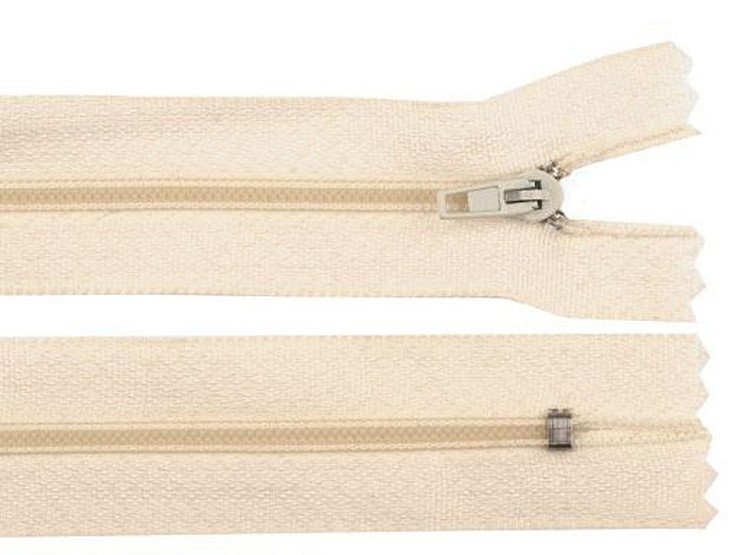 Nylon Zipper width 3 mm length 50 cm pinlock