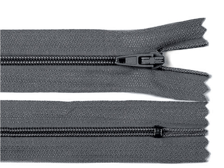Nylon Zipper width 3 mm length 18 cm autolock