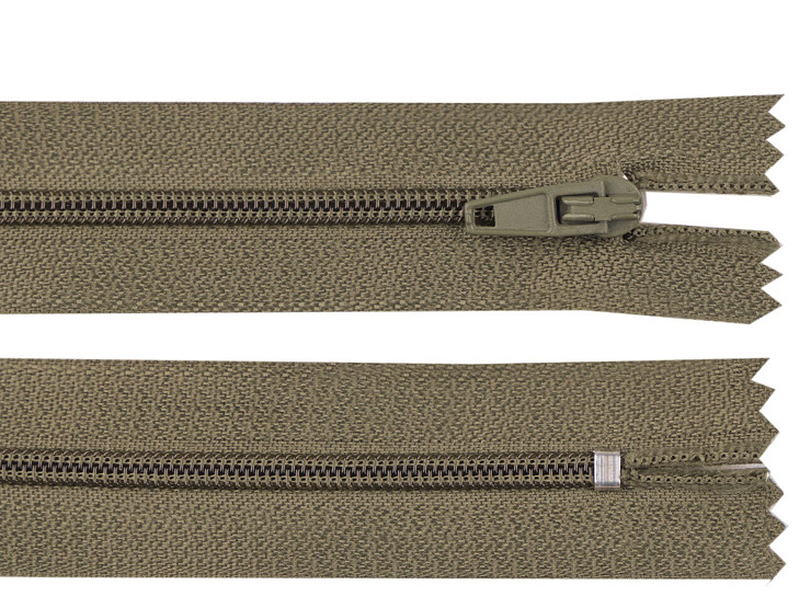 Nylon Zipper width 3 mm length 20 cm autolock