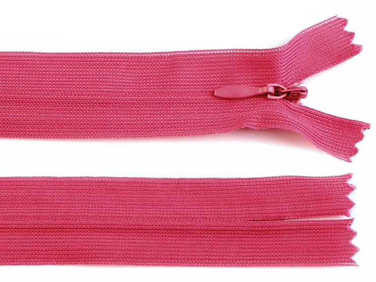 Invisible Nylon Zipper No 3, length 50 cm, dederon