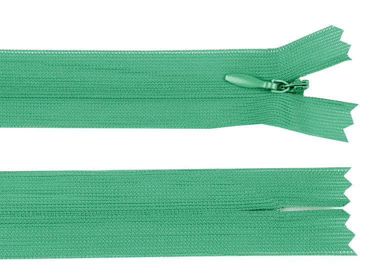 Invisible Nylon Zipper No 3, length 35 cm, dederon
