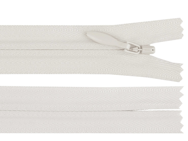Invisible nylon zipper YKK No 4, length 60 cm