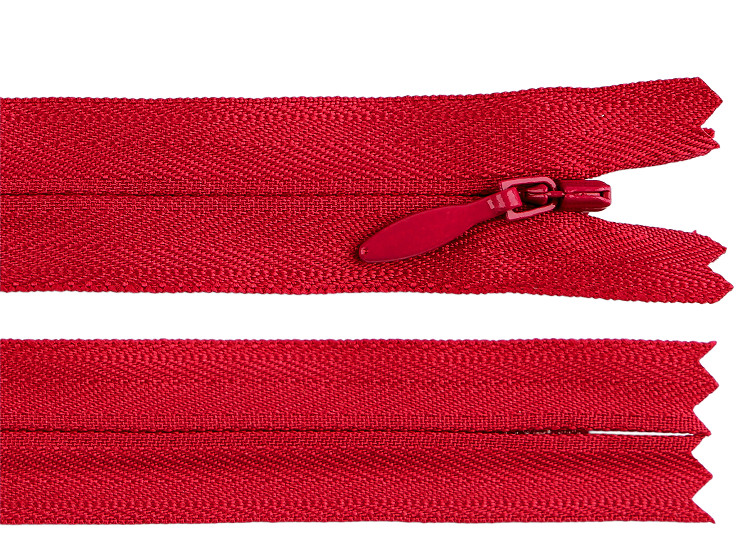 Spirálový zip skrytý YKK No 4 délka 60 cm