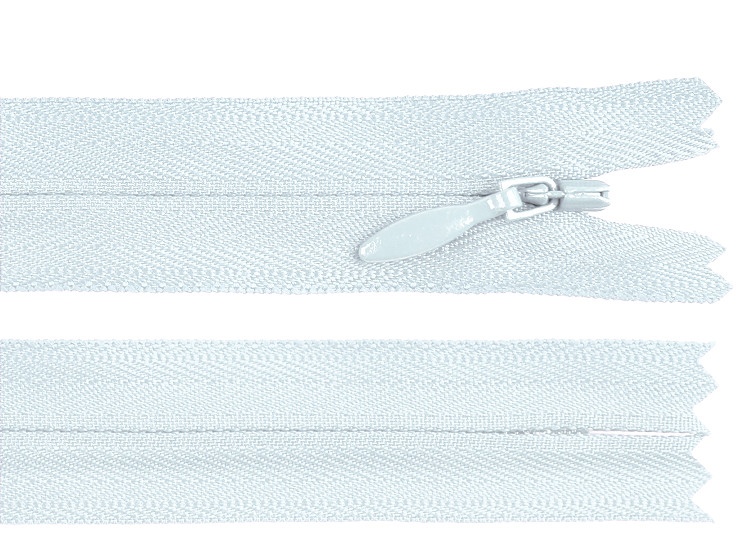 Špirálový zips skrytý YKK No 4 dĺžka 50 cm