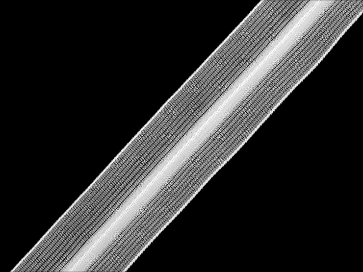  No 3-as láthatatlan spirál cipzár méteráru, átlátszó