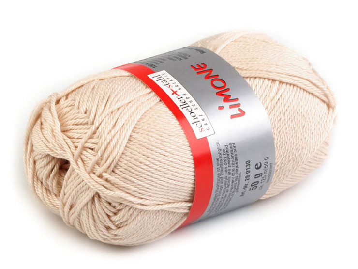 Fil à tricoter en coton Limone, 50 g