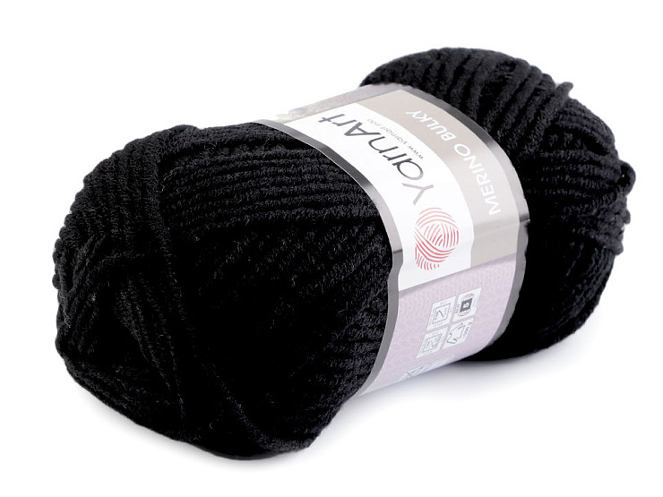 Fir de tricotat Merino bulky, 100 g