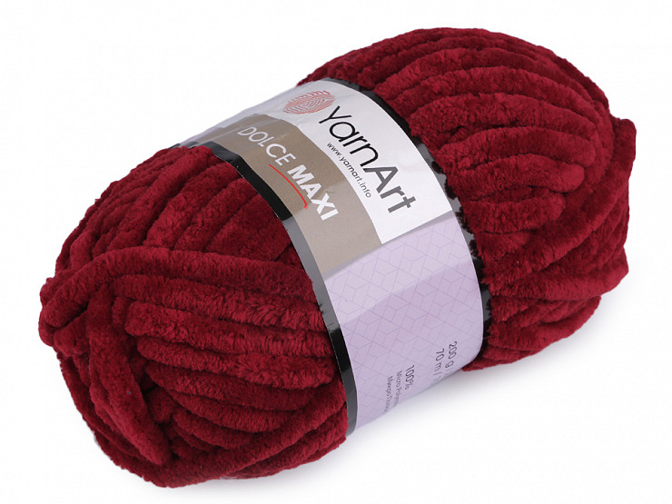Hilo de chenilla para tricotar Dolce Maxi 200 g 
