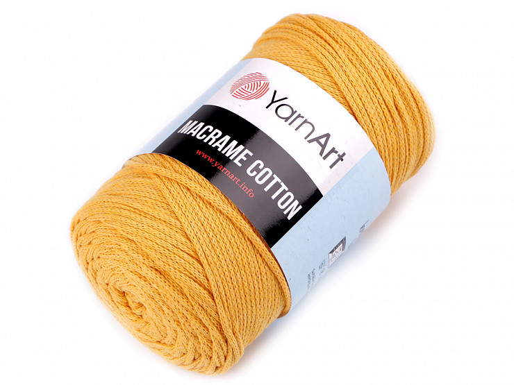 Fir de tricotat Macrame Cotton, 250 g