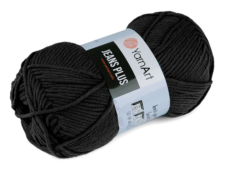 Hilo de tricotar Yarn Gina / Jeans Plus 100 g