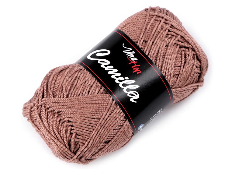 Bavlnená pletacia priadza Camilla 50 g