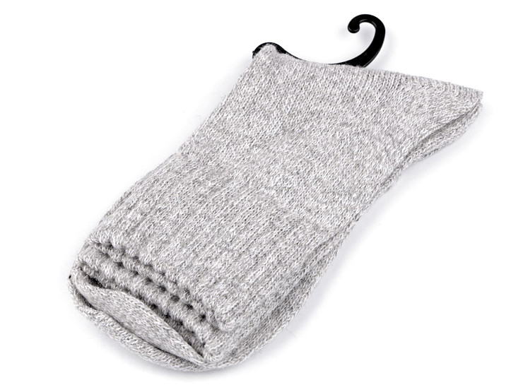 Ponožky teplé melírované unisex