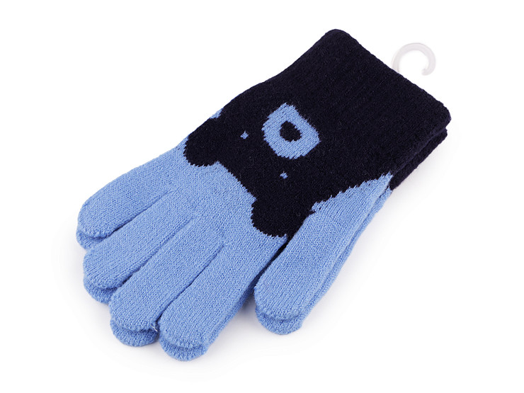 Gants tricotés pour enfants, Ours