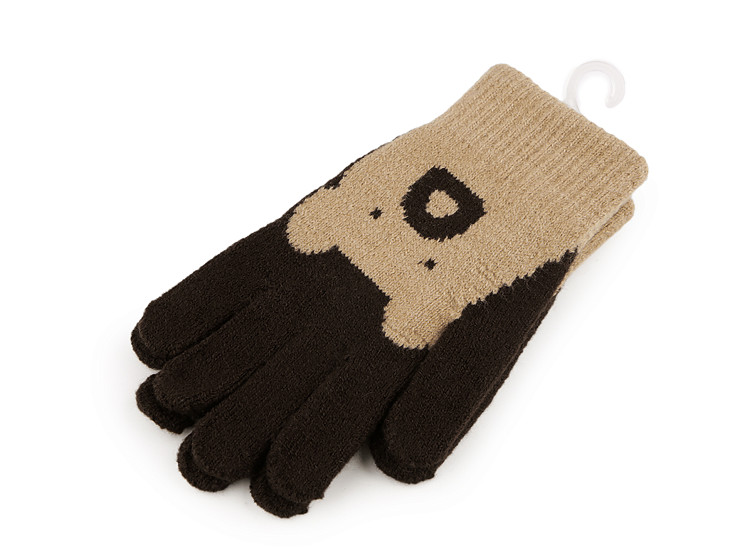 Gants tricotés pour enfants, Ours