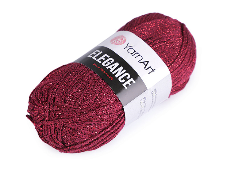 Fir de tricotat Elegance lurex, 50 g