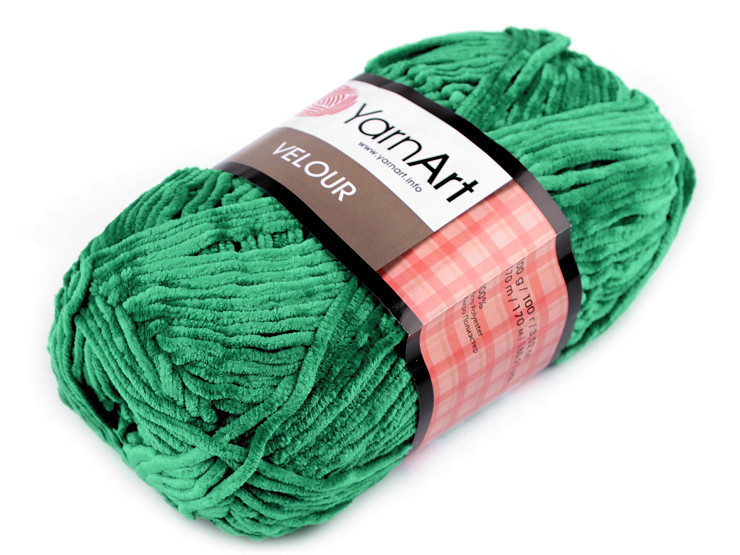 Fil à tricoter chenille Velour, 100 g