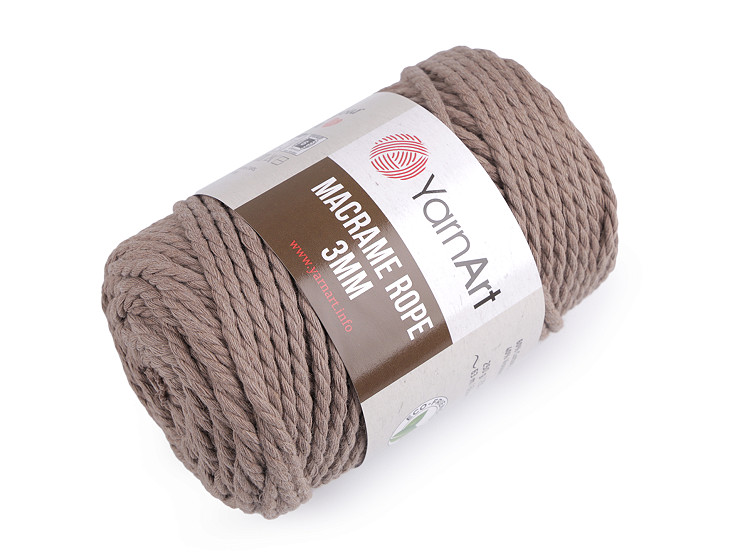 Knitting Yarn Macrame Rope 3 mm 250 g