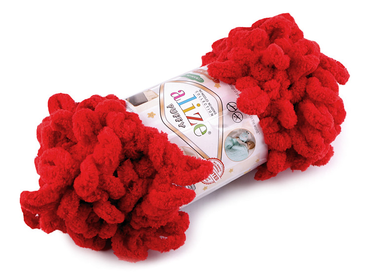 Fil à tricoter chenille Alize Puffy, 100 g