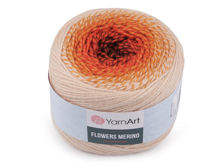 Knitting yarn Flowers merino 225 g