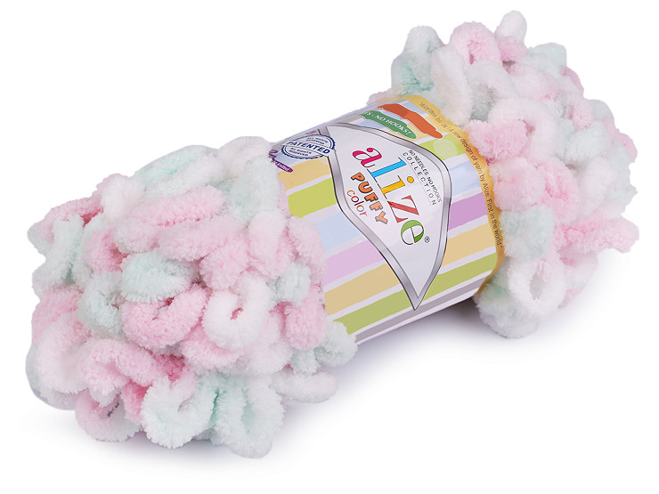 Fir de tricotat Alize Puffy color, 100 g