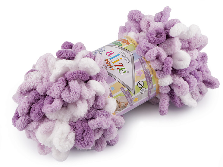 Fir de tricotat Alize Puffy color, 100 g