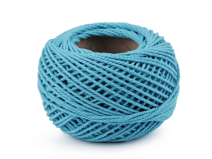 Fil de coton macramé pour crochet, 40 g, peigné