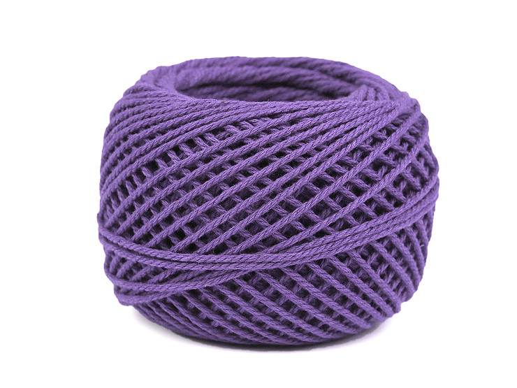 Bavlněná příze macrame / háčkovací 40 g rozčesávací