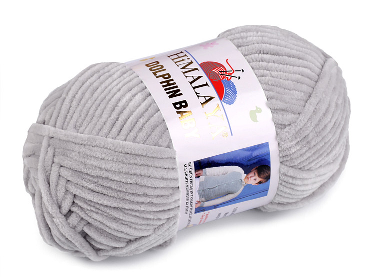 Strickgarn Chenille Dolphin Baby 100 g