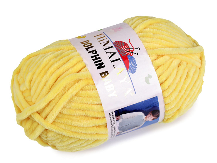 Fil à tricoter chenille Dolphin Baby, 100 g