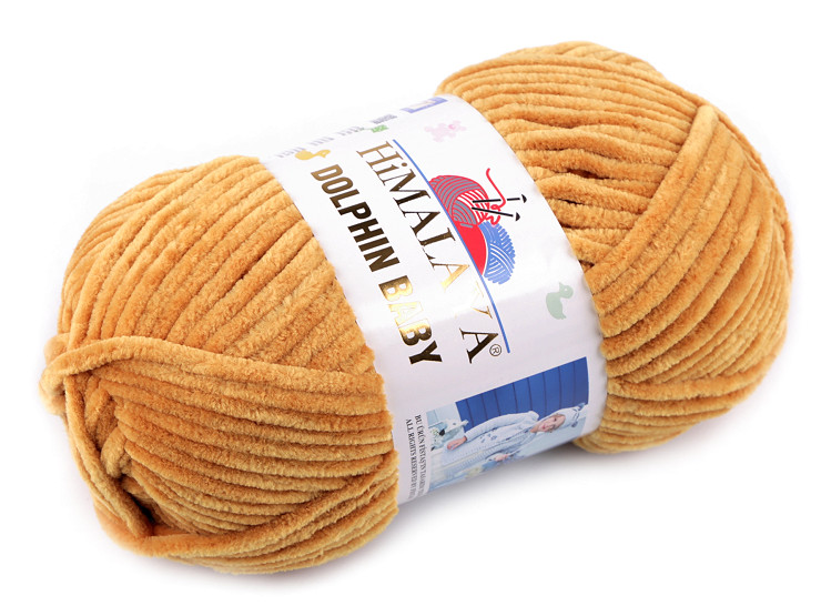 Knitting chenille yarn Dolphin Baby 100 g