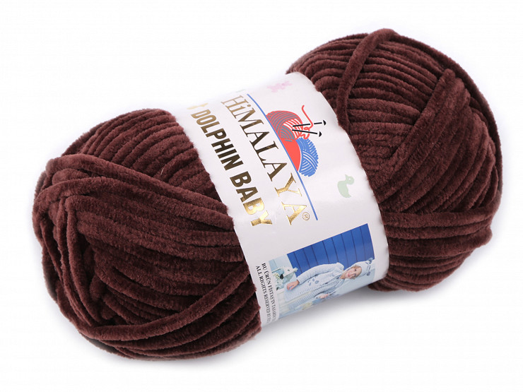 Fil à tricoter chenille Dolphin Baby, 100 g