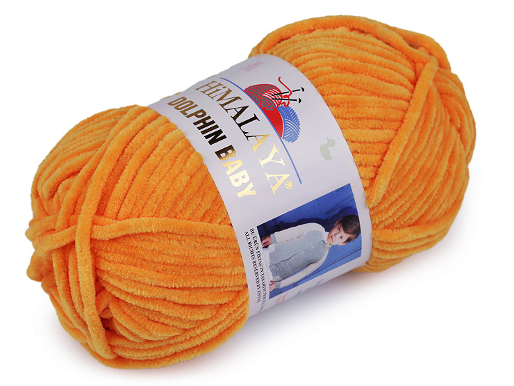 Fil à tricoter chenille Dolphin Baby, 100 g