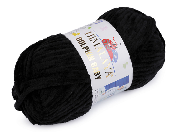 Fil à tricoter chenille Dolphin Baby, 100 g