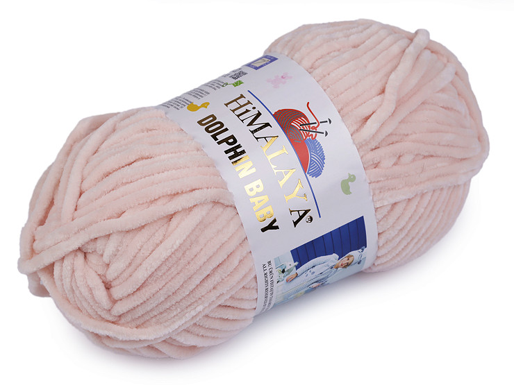 Fil à tricoter chenille Dolphin Baby, 100 g