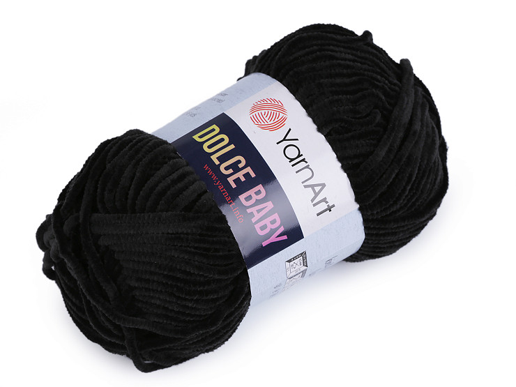 Fil à tricoter chenille Dolce Baby, 50 g