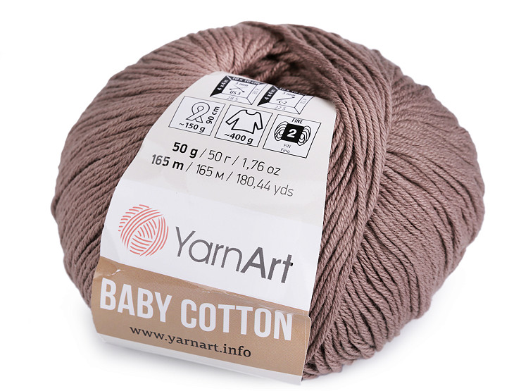 Filato per maglieria Baby Cotton 50 g